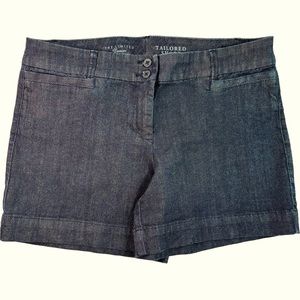 The Limited Tailored Blue Jean Shorts. 12R Spring/Summer time look 🔥🔥🔥